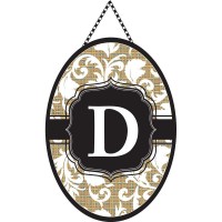 2pk -Door Banner Monogram-D - (Pack of 2) 2pk -Door Banner Monogram-D - (Pack of 2)