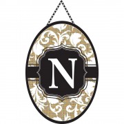 2pk -Door Banner Monogram-N - (Pack of 2) 2pk -Door Banner Monogram-N - (Pack of 2)