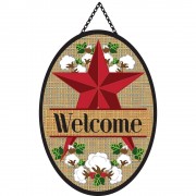2pk -Door Banner Barn Star With Cotton - (Pack of 2) 2pk -Door Banner Barn Star With Cotton - (Pack of 2)