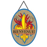 2pk -Door Banner Bienvenue! - (Pack of 2)