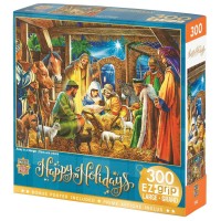 2pk -AWAY IN A MANGER PUZZLE 300 PIECES - (Pack of 2)