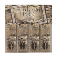 PREPK MY FIRST COMMUNION CROSS/BOYS