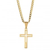 NK-CR CO CRS GLD PLT STNLS STL 24"CH NK-CR CO CRS GLD PLT STNLS STL 24"CH