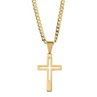 NK-CR CO CRS GLD PLT STNLS STL 24"CH NK-CR CO CRS GLD PLT STNLS STL 24"CH
