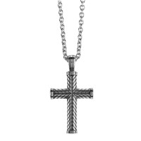 Necklace Antique Wheat Cross 24Inch Necklace Antique Wheat Cross 24Inch