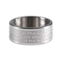 2pk -RING PR 3:5-6 STNLS STL SIZE 10 CARDED - (Pack of 2)
