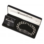 Bracelet Black Cross Shield 8.5" Bracelet Black Cross Shield 8.5"