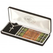 MAN OF GOD THIN BOX CROSS 24" CHAIN MAN OF GOD THIN BOX CROSS 24" CHAIN
