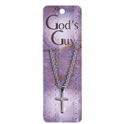 Necklace Gods Guy Thin Box Cross Necklace Gods Guy Thin Box Cross