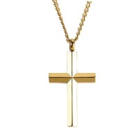 Necklace Cross Gold-Plated 24L
