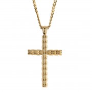 Necklace Box Cross Gold-Plated 24L Necklace Box Cross Gold-Plated 24L