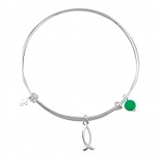 SP Bangle-Open Fish,Crs,Grn Bd SP Bangle-Open Fish,Crs,Grn Bd