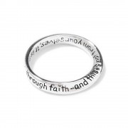 2pk -RING EPH 2:8 MOBIUS SIL PLT SIZE 9 - (Pack of 2) 2pk -RING EPH 2:8 MOBIUS SIL PLT SIZE 9 - (Pack of 2)