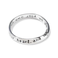 2pk -RING PR 3:5 MOBIUS SIL PLT SIZE 8 - (Pack of 2)