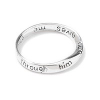 2pk -RING PH 4:13 MOBIUS SIL PLT SIZE 9 - (Pack of 2) 2pk -RING PH 4:13 MOBIUS SIL PLT SIZE 9 - (Pack of 2)