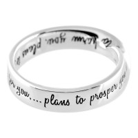 2pk -RING JER 29:11 WIDE MOB SIL PLT SIZE 9 - (Pack of 2) 2pk -RING JER 29:11 WIDE MOB SIL PLT SIZE 9 - (Pack of 2)