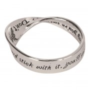 Don't Quit Mobius Ring Verse Size 8