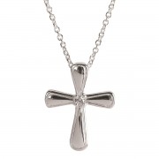 Petal Cross Zirconia Center Truth Card