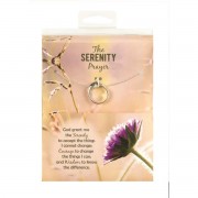 Necklace Wide Mobius 18" Serenity Prayer Necklace Wide Mobius 18" Serenity Prayer