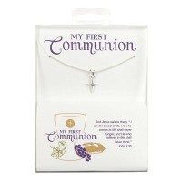 Necklace First Communion Star Cross/Cz Necklace First Communion Star Cross/Cz