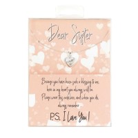 Necklace PS I Love Sister 18in Chain