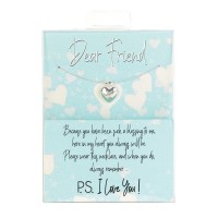 Necklace PS I Love You Friend 18in Chain