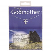 Necklace To My Godmother Petal Cross Necklace To My Godmother Petal Cross