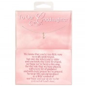 Necklace To Goddaughter Puff Cross PS Necklace To Goddaughter Puff Cross PS