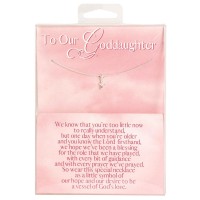 Necklace To Goddaughter Puff Cross PS Necklace To Goddaughter Puff Cross PS