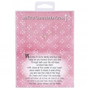 Necklace Petal Cross/CZ First Communion Necklace Petal Cross/CZ First Communion