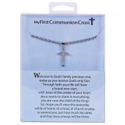 Necklace Thin Box Cross First Communion Necklace Thin Box Cross First Communion