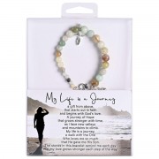 Bracelet Journey Cross Graduated Stones Bracelet Journey Cross Graduated Stones