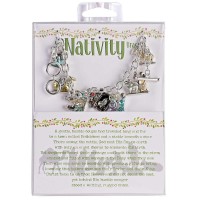 Bracelet Nativity Link Toggle Closure Bracelet Nativity Link Toggle Closure