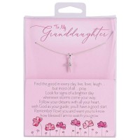 Necklace Granddaughter Star Cross Necklace Granddaughter Star Cross