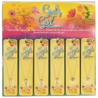 PPK-GOD'S GIRL CROSS NECKLACES 24 PC