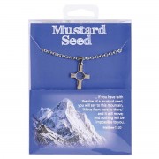 Necklace Mustard Seed Cross 24 In Necklace Mustard Seed Cross 24 In