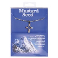 Necklace Mustard Seed Cross 24 In Necklace Mustard Seed Cross 24 In