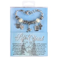 Bracelet Life Of Christ White Beads
