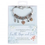 Bracelet Faith Hope Love Tri-Plated Bracelet Faith Hope Love Tri-Plated