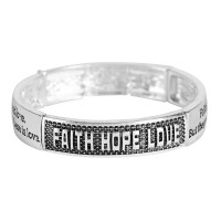 Stretch Bracelet Tile 1 Cor. 13:13 Stretch Bracelet Tile 1 Cor. 13:13