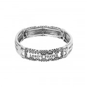 Bracelet Lords Prayer Tile Stretch Bracelet Lords Prayer Tile Stretch