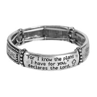 Stretch Bracelet Jeremiah 29:11 Tile Stretch Bracelet Jeremiah 29:11 Tile