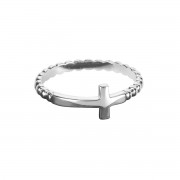 Ring Horizontal Cross Ball Band Size 6 Ring Horizontal Cross Ball Band Size 6