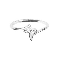 Ring Petal Cross Swirl Band Size 5 Ring Petal Cross Swirl Band Size 5