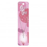 Necklace Gods Girl Rhinestone Cross 16L Necklace Gods Girl Rhinestone Cross 16L