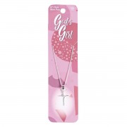 Necklace Gods Girl Curve Cross Stone 16L Necklace Gods Girl Curve Cross Stone 16L