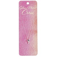 Necklace Box 7/16 Cross 18Long Silver Necklace Box 7/16 Cross 18Long Silver