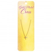 Necklace Box 7/16 Cross 18Long Gold Necklace Box 7/16 Cross 18Long Gold