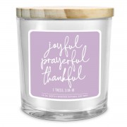 2pk -Soy Candle Joyful Prayerful Purple 13Oz - (Pack of 2) 2pk -Soy Candle Joyful Prayerful Purple 13Oz - (Pack of 2)