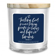 2pk -Soy Candle Trusting God Means Peace 13Oz - (Pack of 2) 2pk -Soy Candle Trusting God Means Peace 13Oz - (Pack of 2)